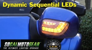 골드윙  GL1800 F6B Dynamic Sequential LED LIGHT turn signal lens kit