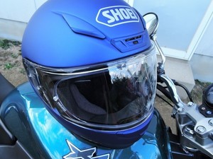 쇼웨이 Z-7  매트 블루 메탈릭 한정판 컬러  풀시스템 헬멧