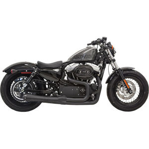 할리데이비슨 스포스터  바사니 풀시스템 머플러 Harley Sportster Bassani 1D32RB Road Rage II Mega Power 2-Into-1 Exhaust