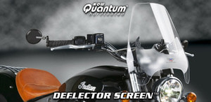 네셔널싸이클(Nationalcycle) Deflector Screen™QuickSet™ - Clear (디플렉터 스크린 퀵셋 - 클리어) 1+1/4인치(32mm) 핸들용 N25044