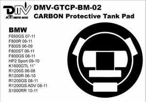 BMW K1300R K1200R DMV 카본 탱크 캡 프로택트 카본 주유구 패드