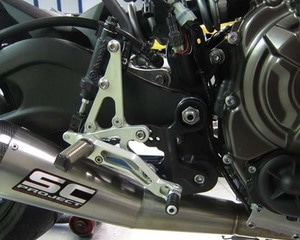 MT-07 Robby Moto EVO Rearsets