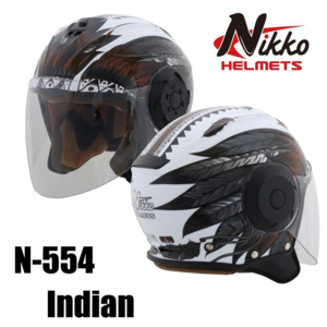 Nikko  니코  인디언 모터사이클 오토바이 오픈페이스 헬멧