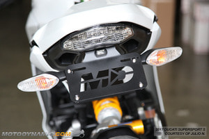 Ducati Monster 821  1200 두카티 몬스터 821 1200  SuperSport 939 슈퍼 스포츠 939 레이싱 LED 넘버 플레이트 킷