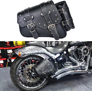 할리데이비슨(Harley-Davidson) 오토바이 바이크 투어링 머플러쪽 사이드 가방 스윙암 가방 백