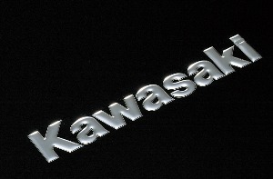 가와사키(Kawasaki) 정품 알루미늄 엠블램 마크 1개