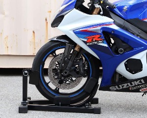 Toolsisland 오토바이 바이크 프런트 휠스탠드 앞 타이어 고정 스탠드 15인치-21인치 까지 대응 가능