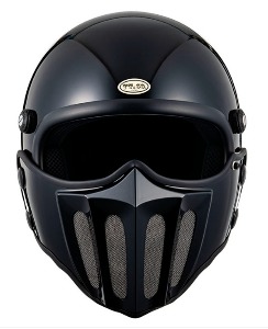 티티엔코(TT&amp;CO) MAD MASSK-J02 LAWMAN BLACK 빈티지 로만 유광블랙 헬멧