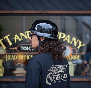 티티엔코(TT&amp;CO)  미국&amp;독일 하프 할리 빈티지 초퍼 CHOPPER 저먼 스타일 오픈페이스 헬멧